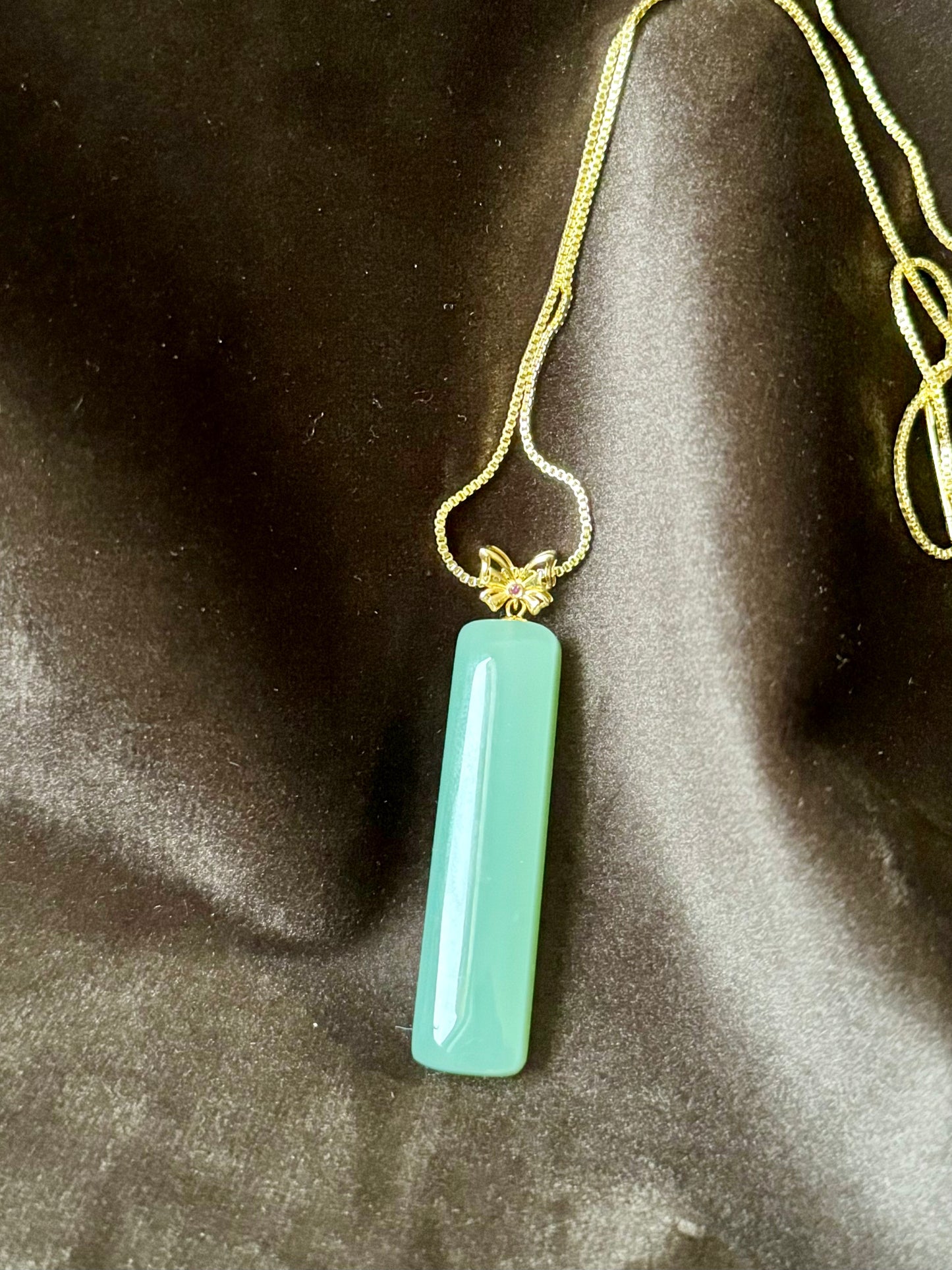 green jade pendant