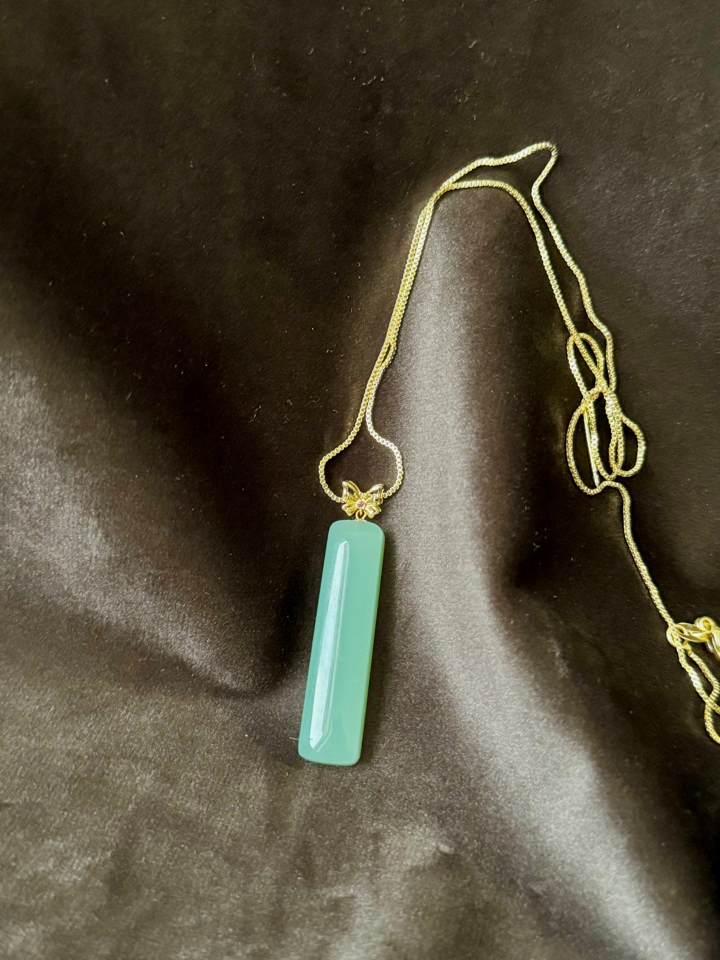 green jade pendant