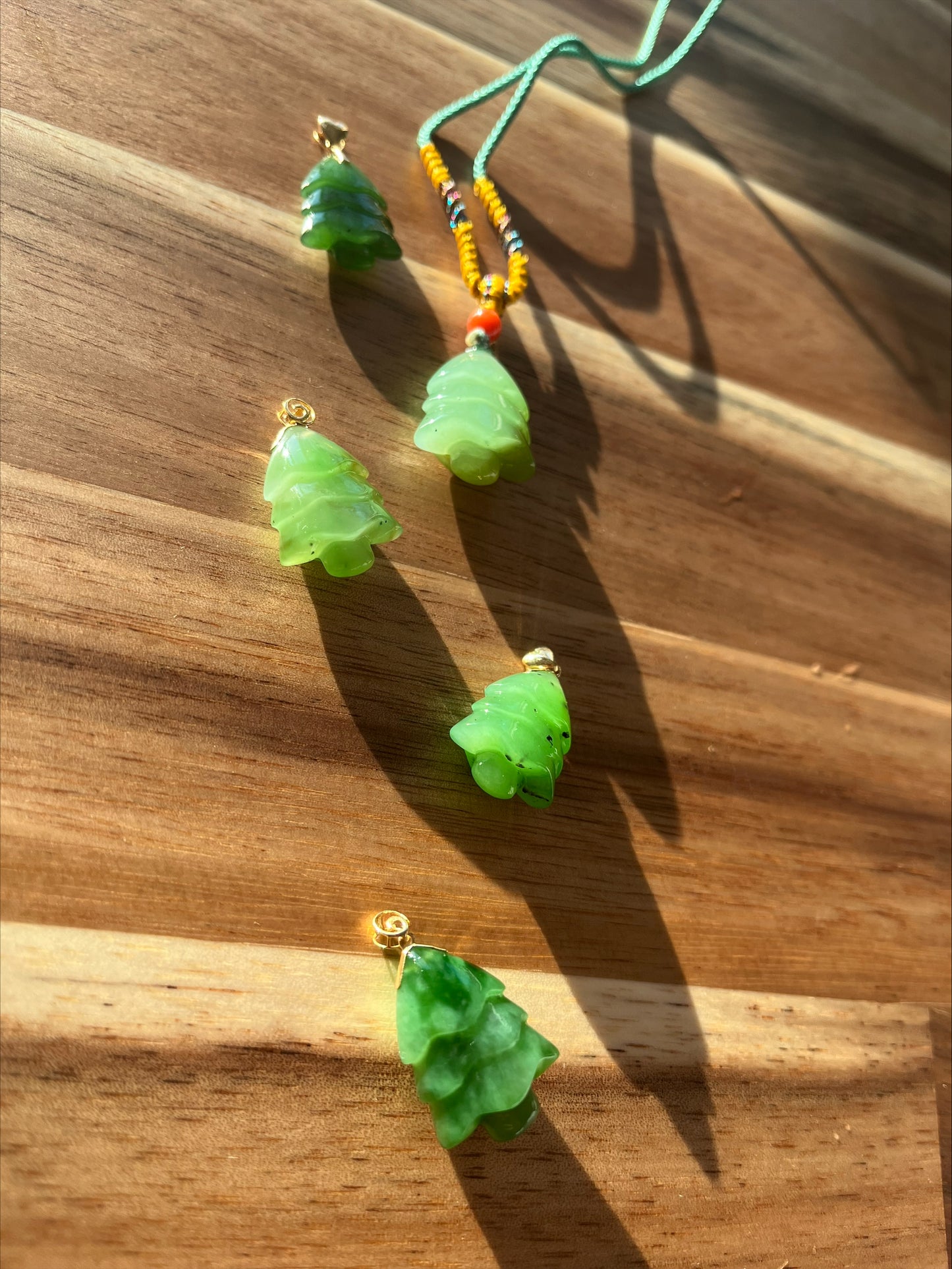 little pine tree jade pendant
