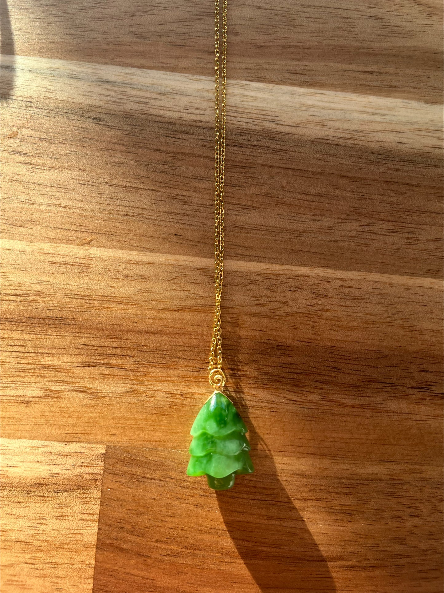 little pine tree jade pendant