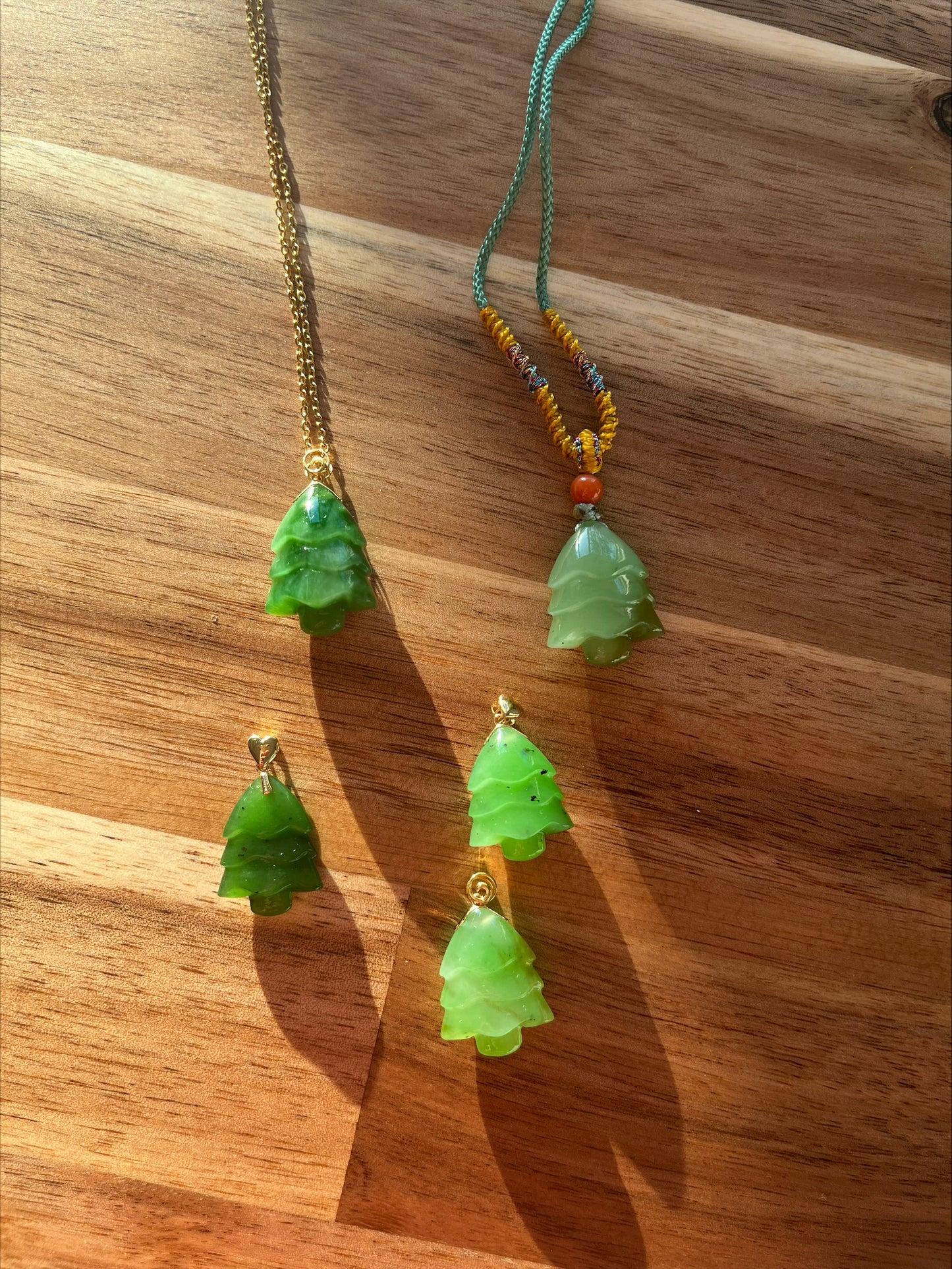 little pine tree jade pendant