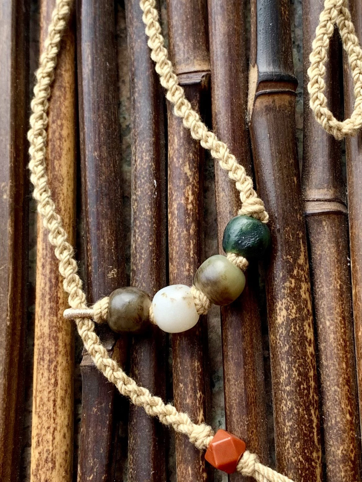 hand-made bead necklace